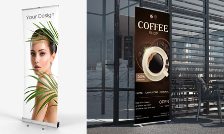 Roll up med eget tryck