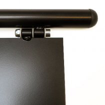 Pulverlackad smidesskylt för vägg