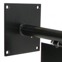 Pulverlackad smidesskylt för vägg