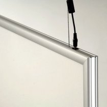 LED 70 x 100 cm dubbelsidig, extra ramprofil - Horisontal