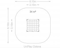 Klätterställning Cixtona - Lekplatsutrustning