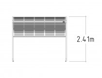 Cykelgaraget Atria ritning