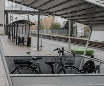 Cykelgarage Atria med cykelställ