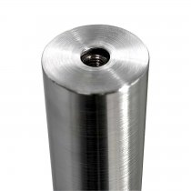 avgransgningsstolpe i silver