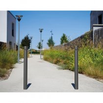 Avspärrningsstolpe gångväg