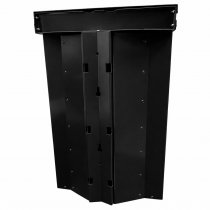 Papperskorg Parken 60 liter bakstycke med dold infästning