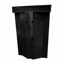 Bakstycke på papperskorg Parken