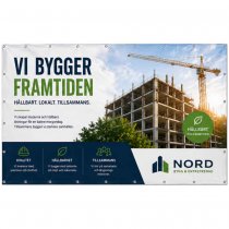 Stor banderoll 4x5 meter