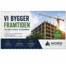 Stor Banderoll 4 x 6 meter med tryck och öljetter