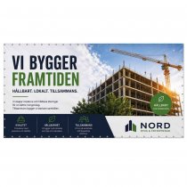 Stor Banderoll 4 x 7 meter med tryck och öljetter