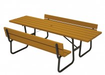 Picknickbord Hansa med ryggstöd