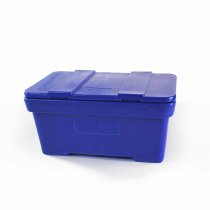 Blå gruslåda 200 liter för halksand