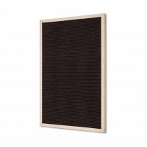Retro bokstavstavla med filtpanel och träram