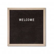 retro bokstavstavla med filpanel