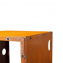 woodstock vedförvaring i corten