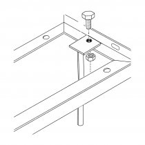 Cykelställ modell 200 skiss förankring jordankare
