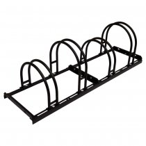 Cykelställ svart med 4 cykelparkeringar