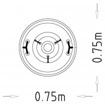 Däckgunga Bump diameter