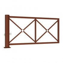 Stålgrind corten