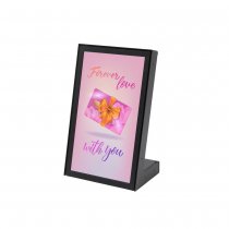 Nova digitalt bordsställ 13 tum med reklam för presentkort – ”Forever love”