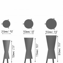 Djembes Utomhustrummor mått