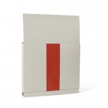 Baksida på dokumentförvaring A4-fack för vägg med självhäftande klisterremsa