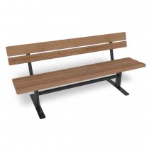 Ekeby Parksoffa - Värmebehandlad/Svart - Fristående