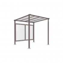 Förlängningsmodul Millan väderskydd med sidopanel