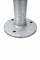 Markplatta galvaniserad cykelpollare Citypro Ø76 mm