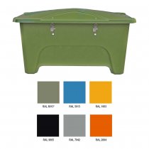 Färgalternativ för förvaringslåda utomhus 750 liter enligt RAL-kulörer