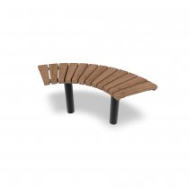 Sofiero parkbänk small 90°