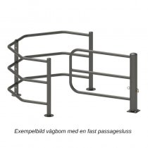 Passagesluss och vägbom