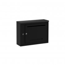 Postbox 1x1 stående svart