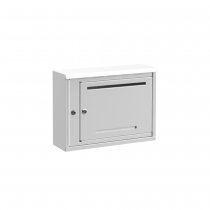 Väggnära postbox 1x1 vit