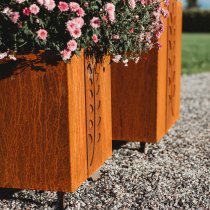 planteringslåda i cortenstål fat ballerina