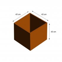 Fiora L utekruka i cortenstål
