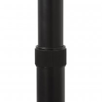 Detalj av teleskopisk stolpe för höjdjustering på FlexWall