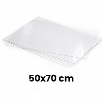 Frontplast klar 50x70 cm 5-pack transparent frontplast