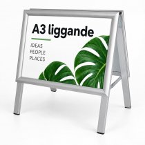 Gatupratare A3 Mini silver liggande modell