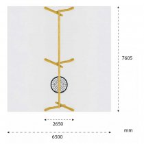 Gungställning Geliega inklusive fågelbogunga Ø125cm