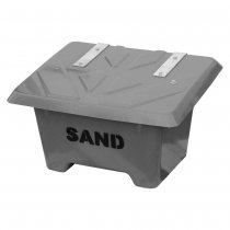 grå sandlådabehållare för 65 liter