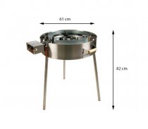 Kolstål Stekhäll Gasol PRO Ø72cm