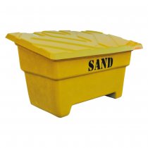 gul gruslåda för 550 liter sand