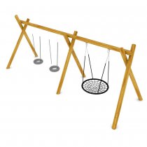 fågelbogunga gungställning med två extra platser