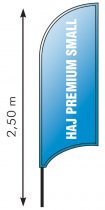 Beachflagga Haj Premium (aluminium) - Small