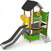 Lekställning med många lekfunktioner