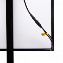 Kabelanslutning på baksidan av LED-belyst menyställ A2