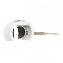 Klämfäste för LED-belysning rör Ø20–34 mm vit