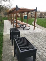 Pergola 2 delar - Paviljong för nedgrävning