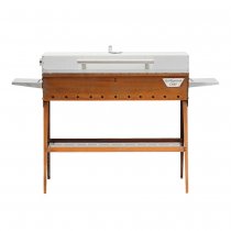 Kolgrill i rostfri stål